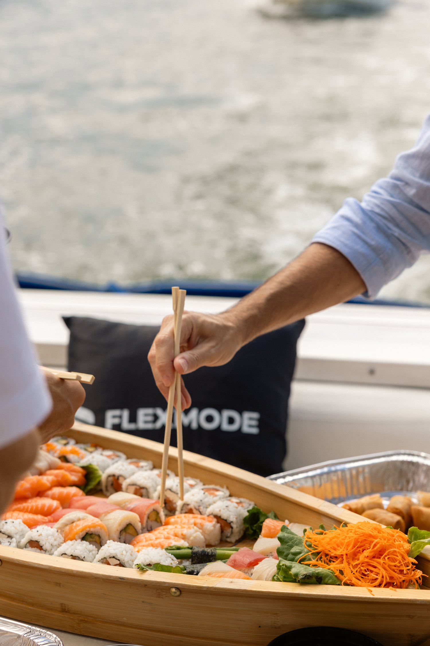 Flexmode yacht event - guests in Miami