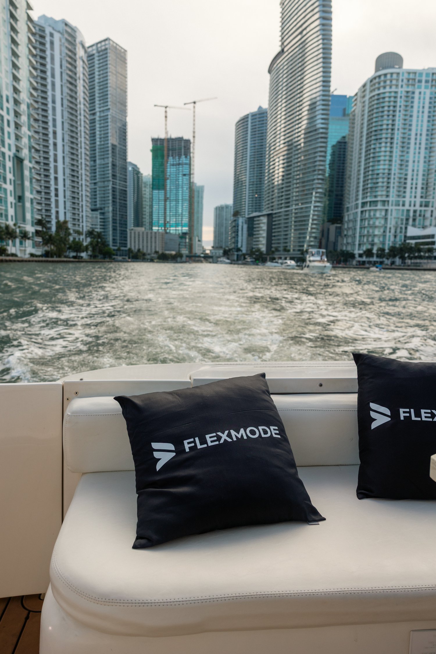 Flexmode event - Miami skyline and waterfront