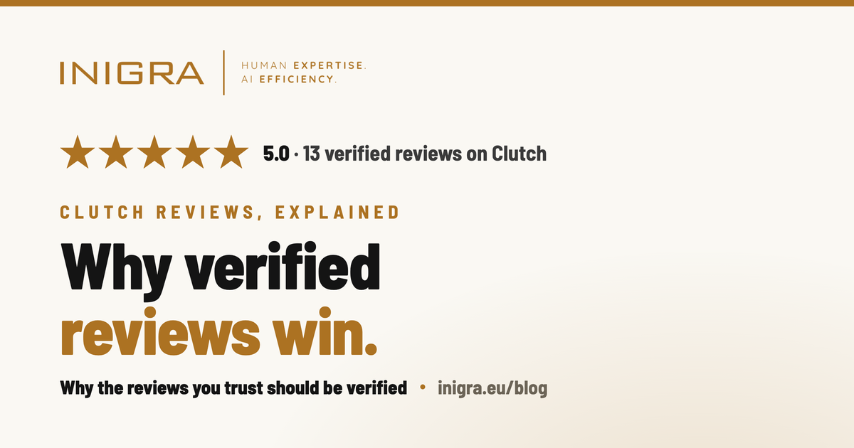 Why Clutch reviews are verified and trustworthy - Inigra blog